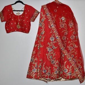 Brand New Party Wear Lehenga Sarten silk